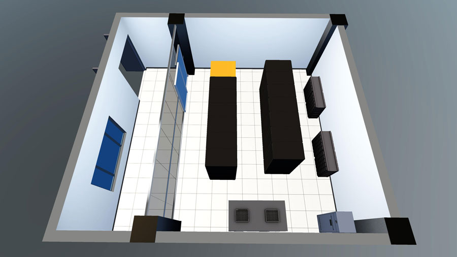 可定制的3d機房動環監控平臺